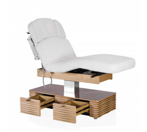 Электрический стационарный массажный стол NESS-C Salon-Oak c электроприводом