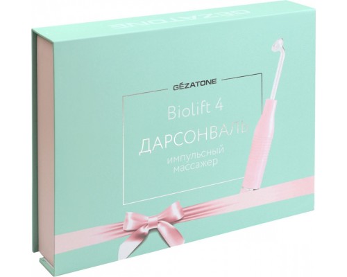 Дарсонваль массажер импульсный Biolift 203 pink (5 насадок)