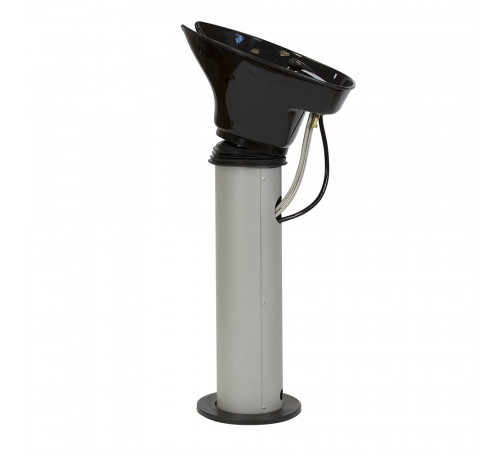 Парикмахерская мойка ЭКО с черной пластиковой раковиной