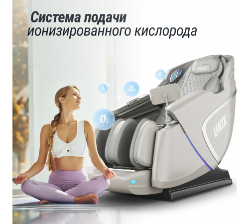 Массажное кресло UNIX Med Aura Grey