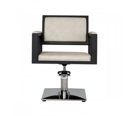 Парикмахерское кресло Дуглас на белом каркасе