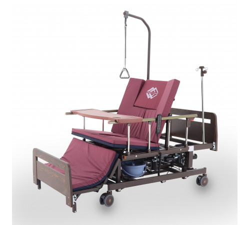 Кровать электрическая Med-Mos DB-11А (МЕ-6528H-04) ЛДСП Венге с регулировкой высоты