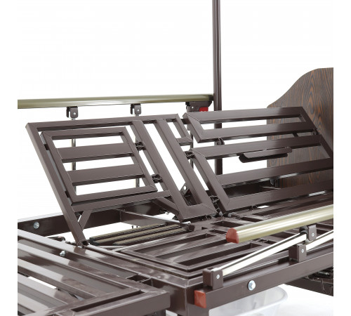 Кровать механическая Е-45А (ММ-5124Н-10) с боковым переворачиванием, туалетным устройством и функцией «кардиокресло»