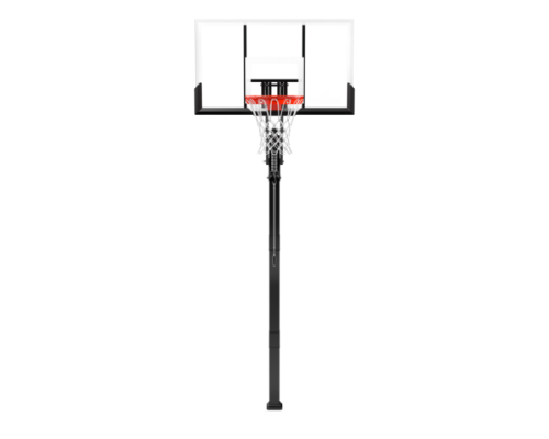 Баскетбольная стационарная стойка, акрил Spalding 54 " Gold In-Ground Арт. 881365CN