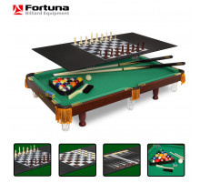 Бильярдный стол Fortuna Пул 3фт 4 в 1 с комплектом аксессуаров