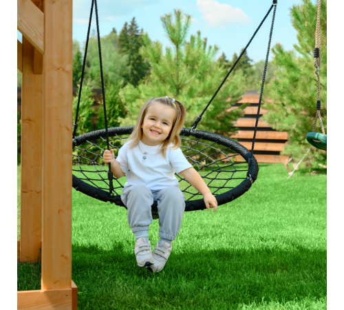 Детский игровой комплекс UNIX Kids (6 in 1) Dark Green