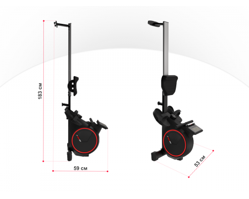 Гребной тренажер UNIX Fit Techno Rower 410