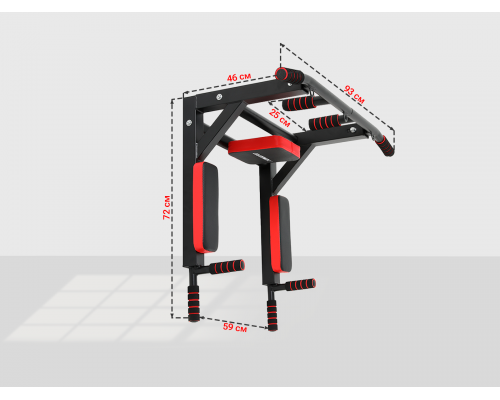 Турник настенный 3 в 1 UNIX Fit PULL UP 200