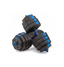 Гантели гексагональные разборные с грифом, 40 кг. (2 шт. х 20 кг.) VictoryFit VF-DН400