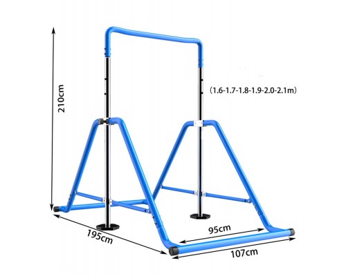 Турник для подростков DFC GA002 складной голубой