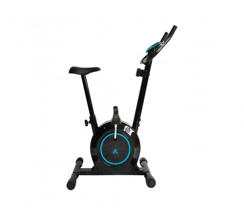 Велотренажер DFC B504BB магнитный (черный корпус, голубая полоса)