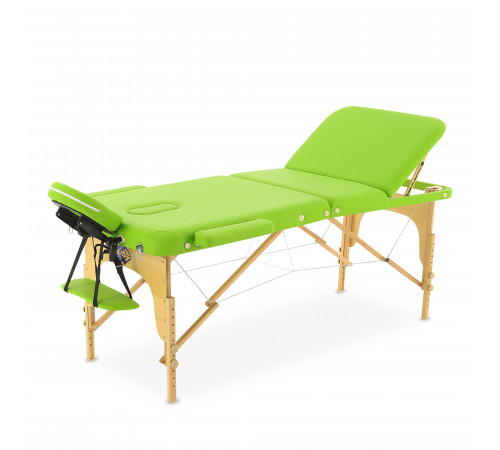 Массажный стол складной деревянный JF-AY01 3-х секционный М/К (МСТ-103Л)