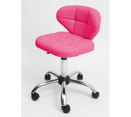 Стул мастера Трио, хром на колесах