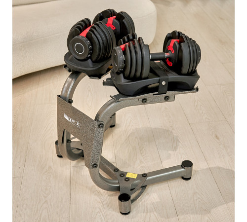 Стойка для гантелей UNIXFIT 16 кг / 24 кг / 40 кг