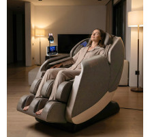 Массажное кресло UNIX Амелия / Amelia серый