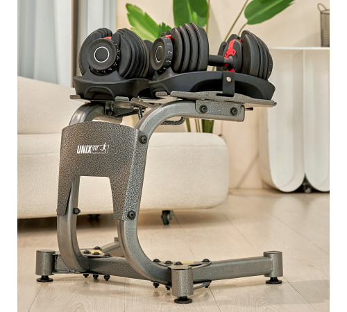 Стойка для гантелей UNIXFIT 16 кг / 24 кг / 40 кг