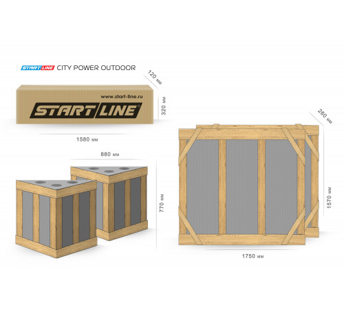 Стол теннисный City Power Всепогодный