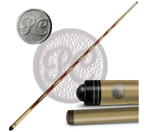 11-9-Пул Кий "Классик 15 запилов" 1 РС, падук/ясень(РС)