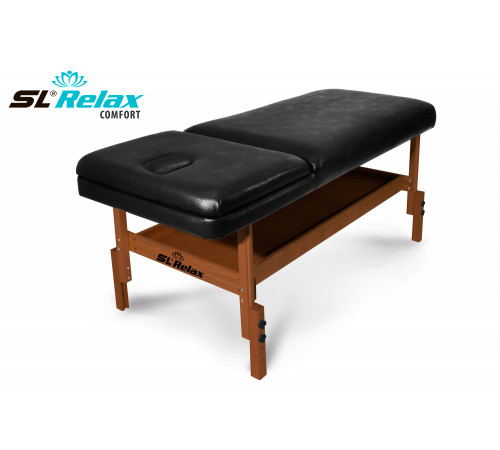 Массажный стол Relax Comfort черная кожа (№6)